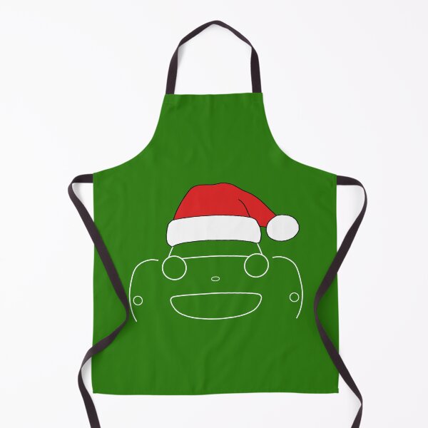 Item preview, Austin-Healey Frogeye Sprite classic car Christmas hat edition white designed and sold by soitwouldseem.