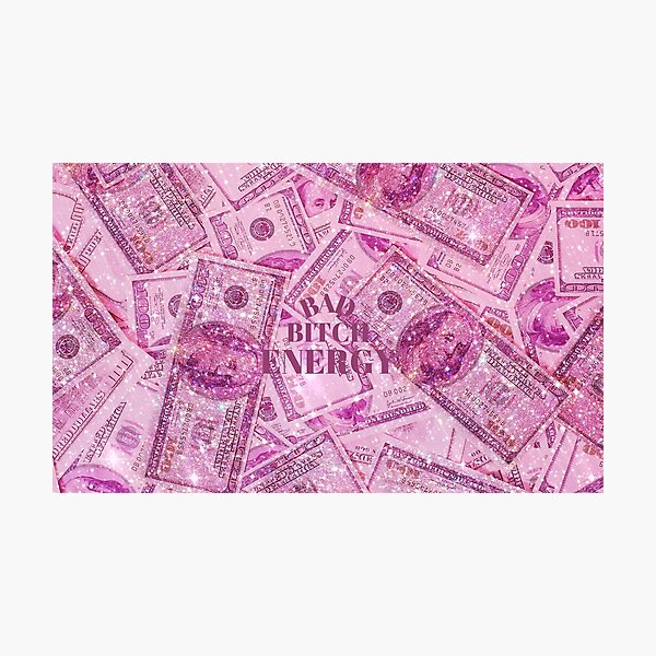 Pink Money Photographic Prints for Sale