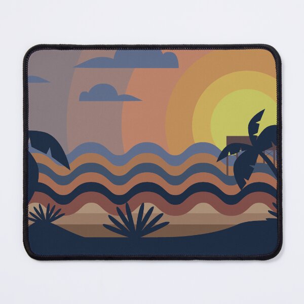 Item preview, A simple flat sunset designed and sold by adrices-dsgn.