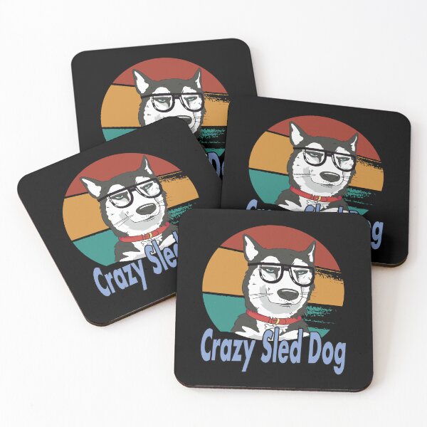 Item preview, Sled Dog Design Crazy Sled Dog for Mushing fans designed and sold by Merchandiser099.