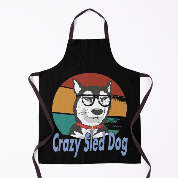 Item preview, Sled Dog Design Crazy Sled Dog for Mushing fans designed and sold by Merchandiser099.