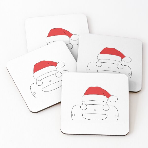 Item preview, Austin-Healey Frogeye Sprite classic car Christmas hat edition black designed and sold by soitwouldseem.