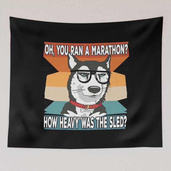 Item preview, Husky sledding quote for dog racing fans designed and sold by Merchandiser099.