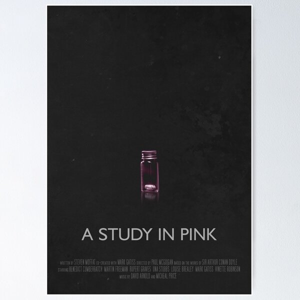Item preview, Sherlock - A Study In Pink designed and sold by Ashqtara.