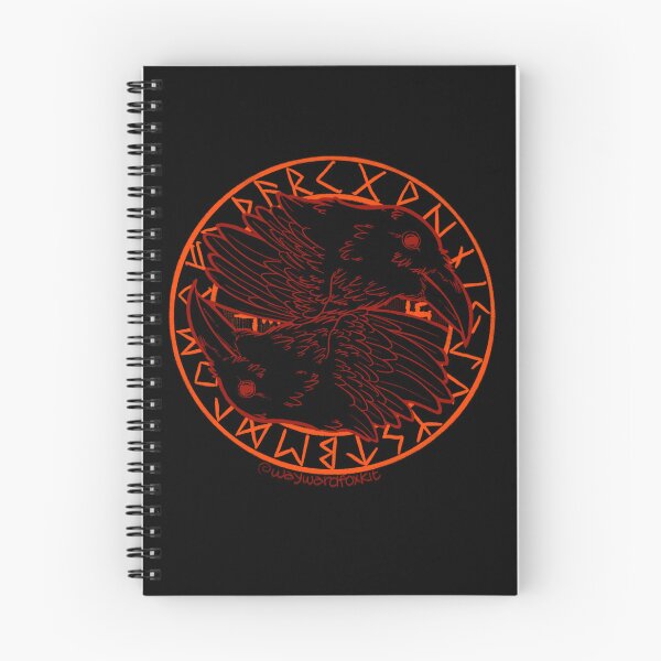 Item preview, Huginn and Muninn, Odin's Ravens designed and sold by waywardfoxkit.
