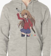 Sudadera con capucha y cremallera Toradora