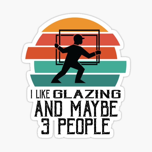 Item preview, I Like Glazing and Maybe Like Three People designed and sold by TendyTees.