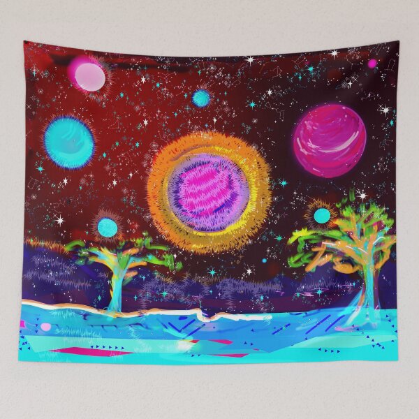 Item preview, Planets Stars Night  designed and sold by Tanya Zevallos.