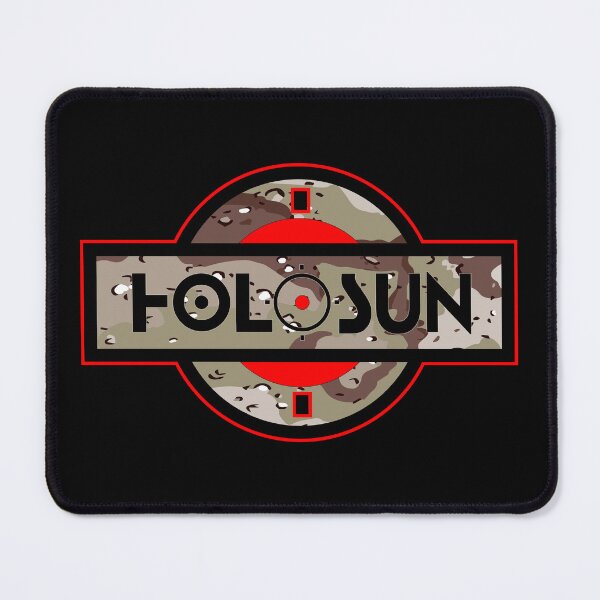 Item preview, Holosun Red Dot Scope Sight Badge Patch Logo - Camo Desert designed and sold by Warhawk Designs.