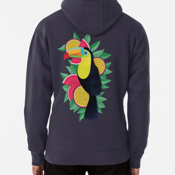 Tropical toucan Pullover Hoodie