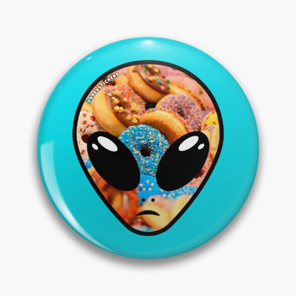 Item preview, Alien head -  Donuts skin designed and sold by AreaStickers.