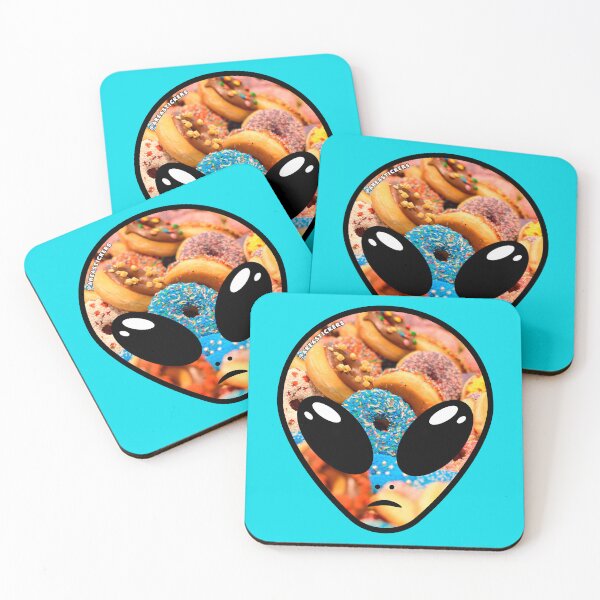 Item preview, Alien head - Donuts skin designed and sold by AreaStickers.