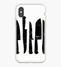 Black chef's knives deisgn iPhone Case