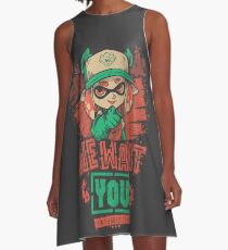Vestido acampanado We Want You!