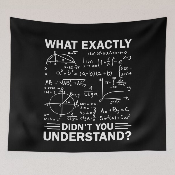 Item preview, What Exactly Didn't You Understand Funny Math Teacher designed and sold by decentwearstore.