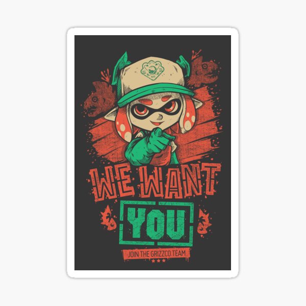 We Want You! Sticker