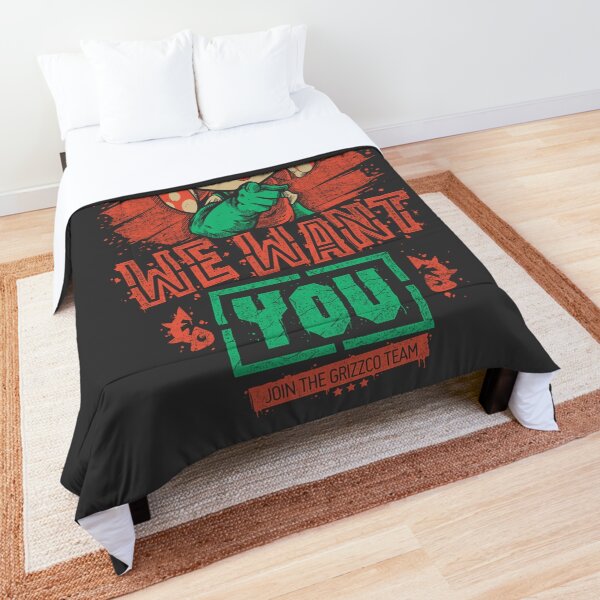 Wir wollen dich! Tagesdecke