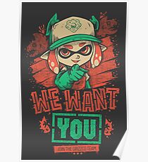Póster We Want You!