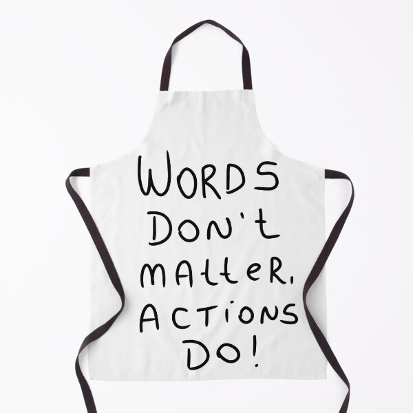 Item preview, Words Don't Matter, Actions Do! designed and sold by Ginko Mestre Zen.