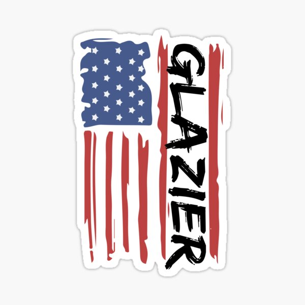Item preview, Glazier American Flag designed and sold by TendyTees.