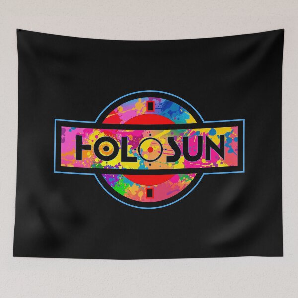 Item preview, Holosun Red Dot Scope Sight Badge Patch Logo - Retro Techno Paint Splatter designed and sold by Warhawk Designs.