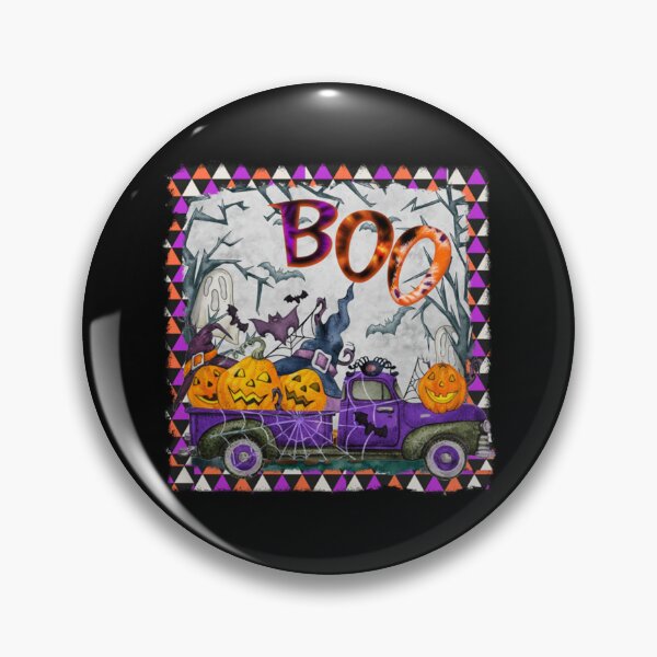 Item preview, Funny Halloween Boo Halloween Pumpkin Truck designed and sold by BufFord71.