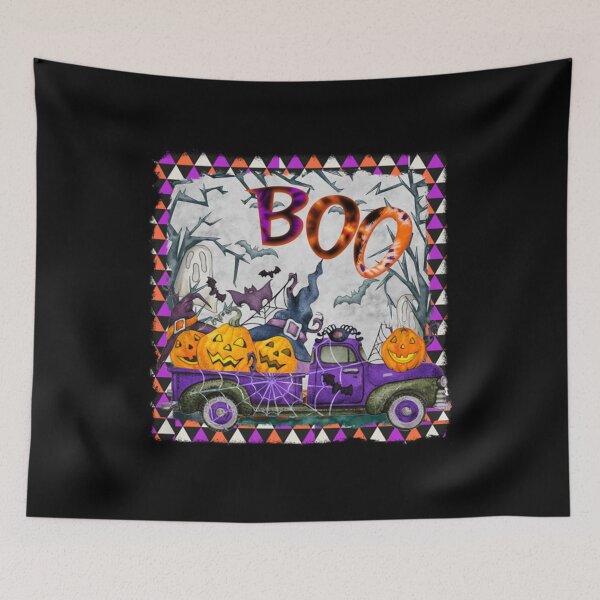 Item preview, Funny Halloween Boo Halloween Pumpkin Truck designed and sold by BufFord71.
