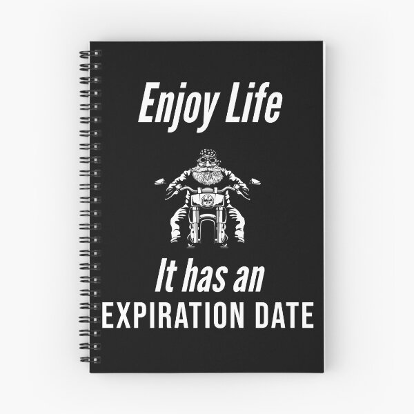 Item preview, Inspiratonal quote to enjoy life.  Enjoy life, it has an expiration date! designed and sold by Deano's Designs.
