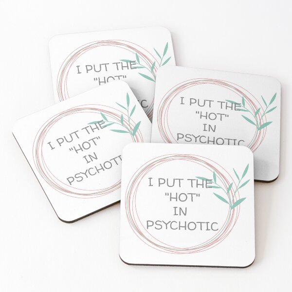 Item preview, "HOT" IN PSYCHOTIC, LEAF CIRCLE designed and sold by dogwoodandthyme.