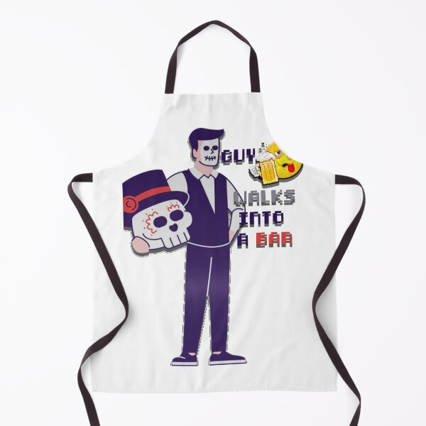 Item preview, a halooween scary guy walks into a bar designed and sold by yamer-merya.