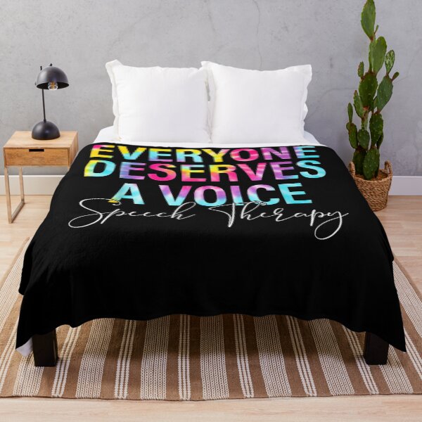 Aperçu de l'œuvre Tie Dye Tout le monde mérite Voice Speech Language Pathologist créée et vendue par LabordeIsrael45.