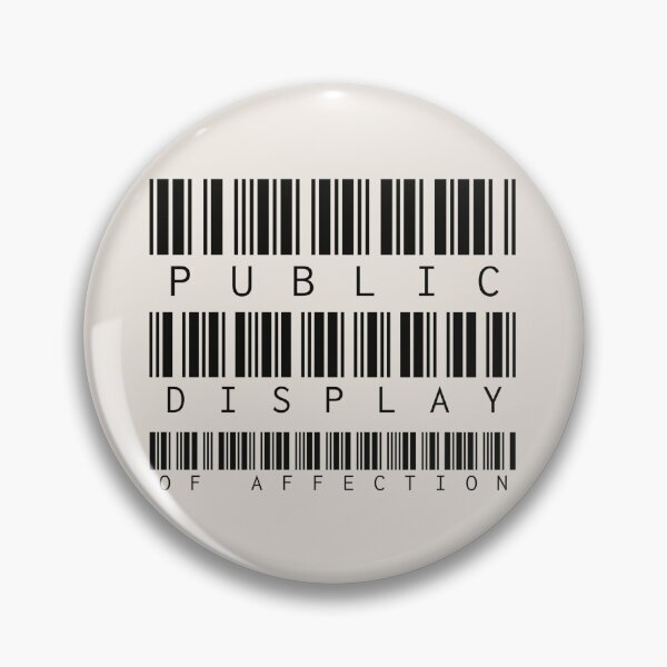 Item preview, Cool Barcode Style Public Display Of Affection designed and sold by TrulyEpoque.
