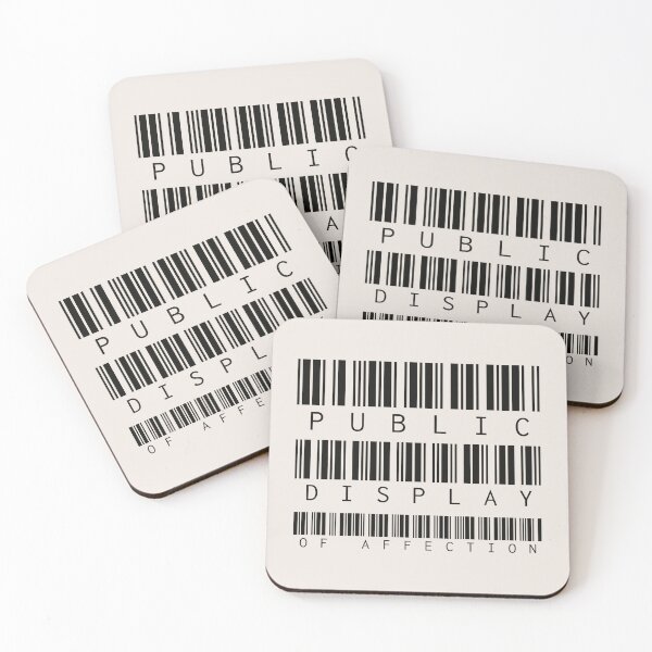 Item preview, Cool Barcode Style Public Display Of Affection designed and sold by TrulyEpoque.