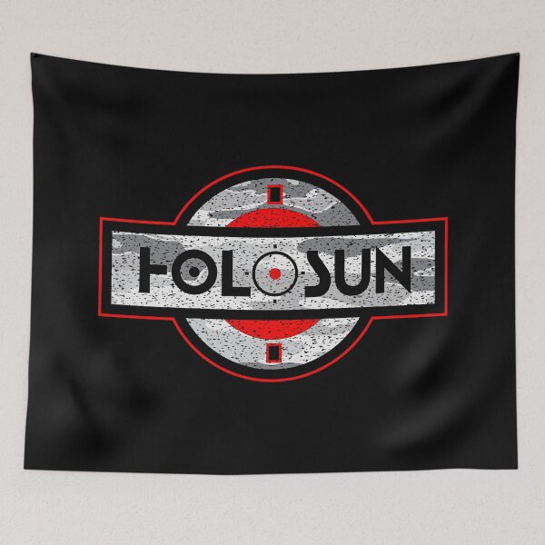 Item preview, Holosun Red Dot Scope Sight Badge Patch Logo - Camo Urban designed and sold by Warhawk Designs.