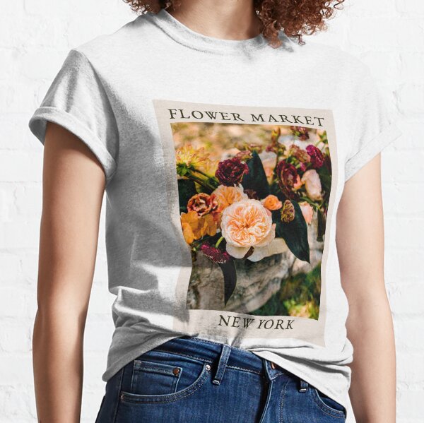 Flower Market No.1 New York - T-shirt