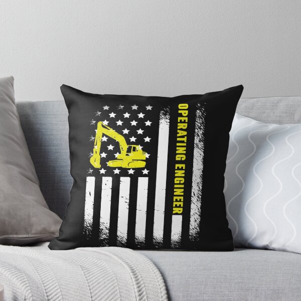 Item preview, Proud Operating Engineer Vintage American Flag designed and sold by decentwearstore.