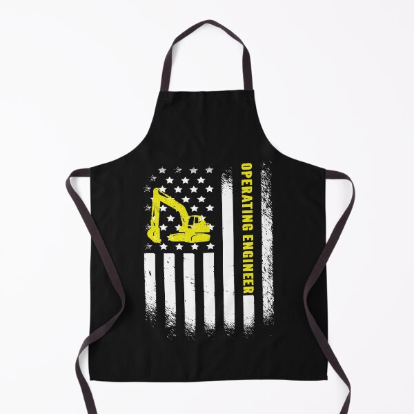Item preview, Proud Operating Engineer Vintage American Flag designed and sold by decentwearstore.