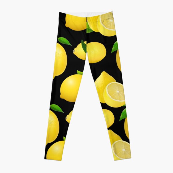Lemon Yellow Leggings for Sale