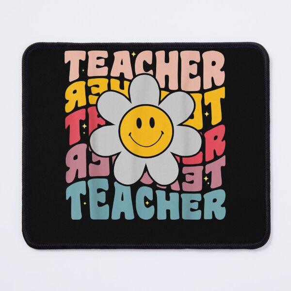 Item preview, Retro Groovy Teacher Happy Daisy Inspirational Colorful designed and sold by LabordeIsrael45.