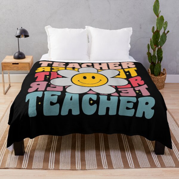 Item preview, Retro Groovy Teacher Happy Daisy Inspirational Colorful designed and sold by LabordeIsrael45.