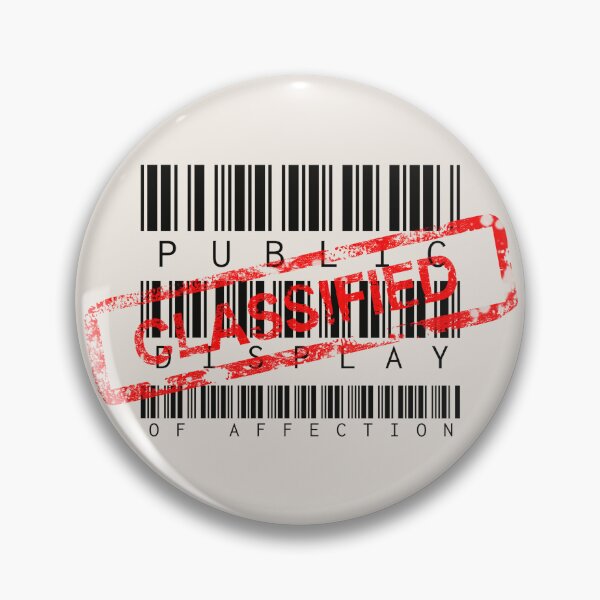 Item preview, Barcode Style Classified Public Display Of Affection designed and sold by TrulyEpoque.