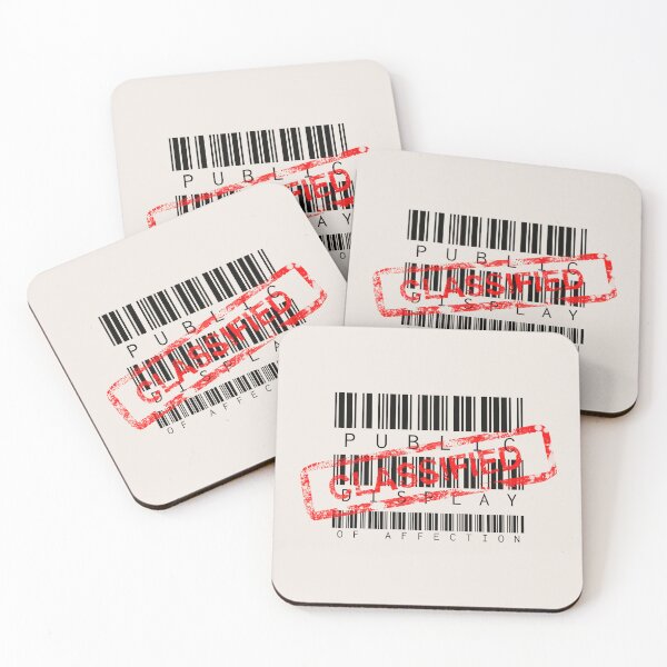 Item preview, Barcode Style Classified Public Display Of Affection designed and sold by TrulyEpoque.