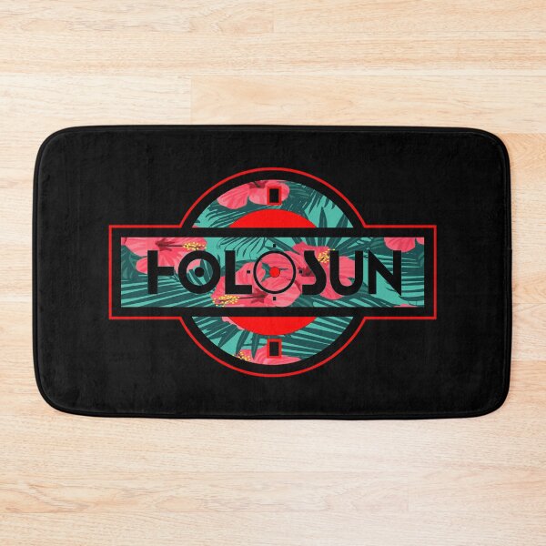 Item preview, Holosun Red Dot Scope Sight Badge Patch Logo - Tropical Hawaiian Magnum PI Aqua designed and sold by Warhawk Designs.