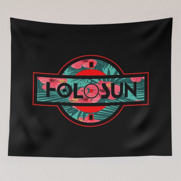 Item preview, Holosun Red Dot Scope Sight Badge Patch Logo - Tropical Hawaiian Magnum PI Aqua designed and sold by Warhawk Designs.