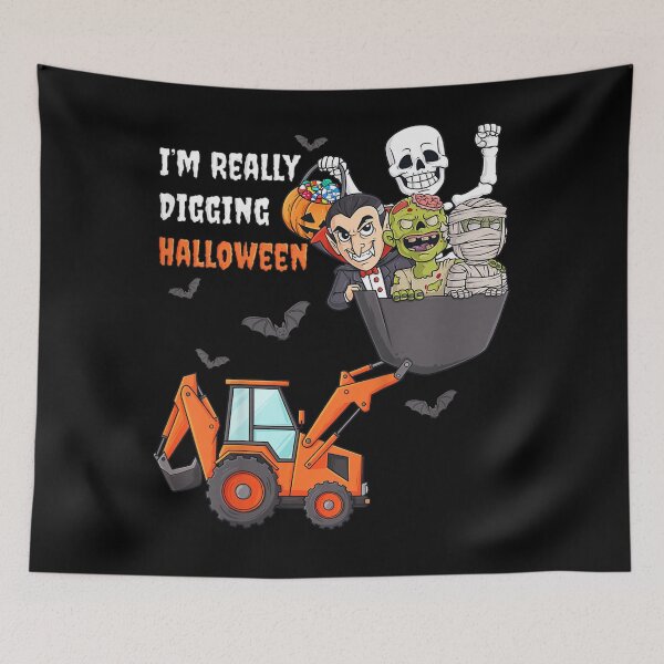 Item preview, Kids I'm Really Digging Halloween Skeleton Zombie Toddler Boys  designed and sold by LabordeIsrael45.