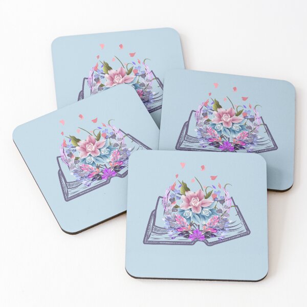 Item preview, Open book with flowers designed and sold by SMagicDesigns.