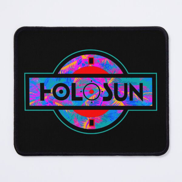 Item preview, Holosun Red Dot Scope Sight Badge Patch Logo - Neon Tropical Hawaiian Magnum PI designed and sold by Warhawk Designs.