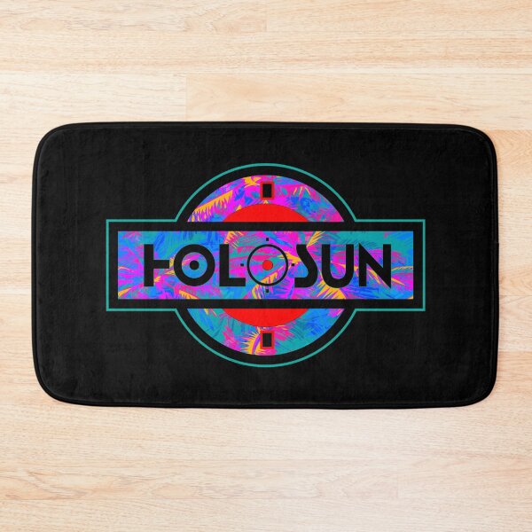 Item preview, Holosun Red Dot Scope Sight Badge Patch Logo - Neon Tropical Hawaiian Magnum PI designed and sold by Warhawk Designs.