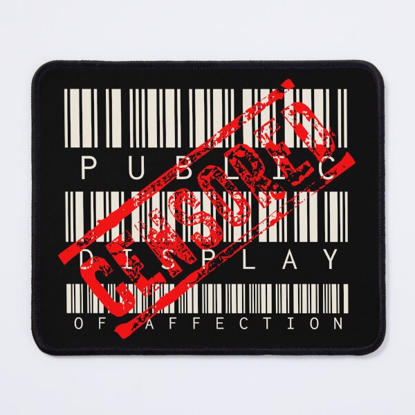 Item preview, Fun Barcode Style Censored Public Display Of Affection designed and sold by TrulyEpoque.