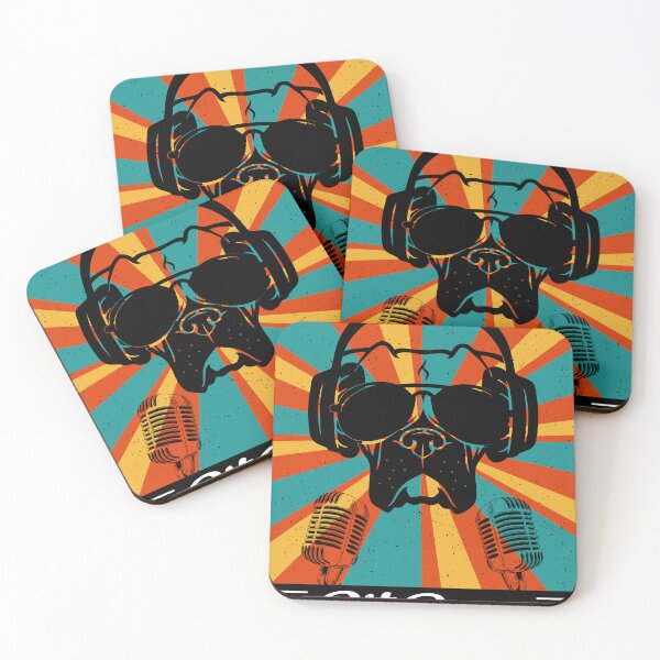 Item preview, Vintage Pitbull Rapper With Pit Bars Headphones designed and sold by Graphica Store.